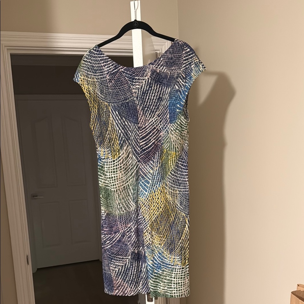 Jams World Blue and Green Abstract Dress - Picture 4 of 5
